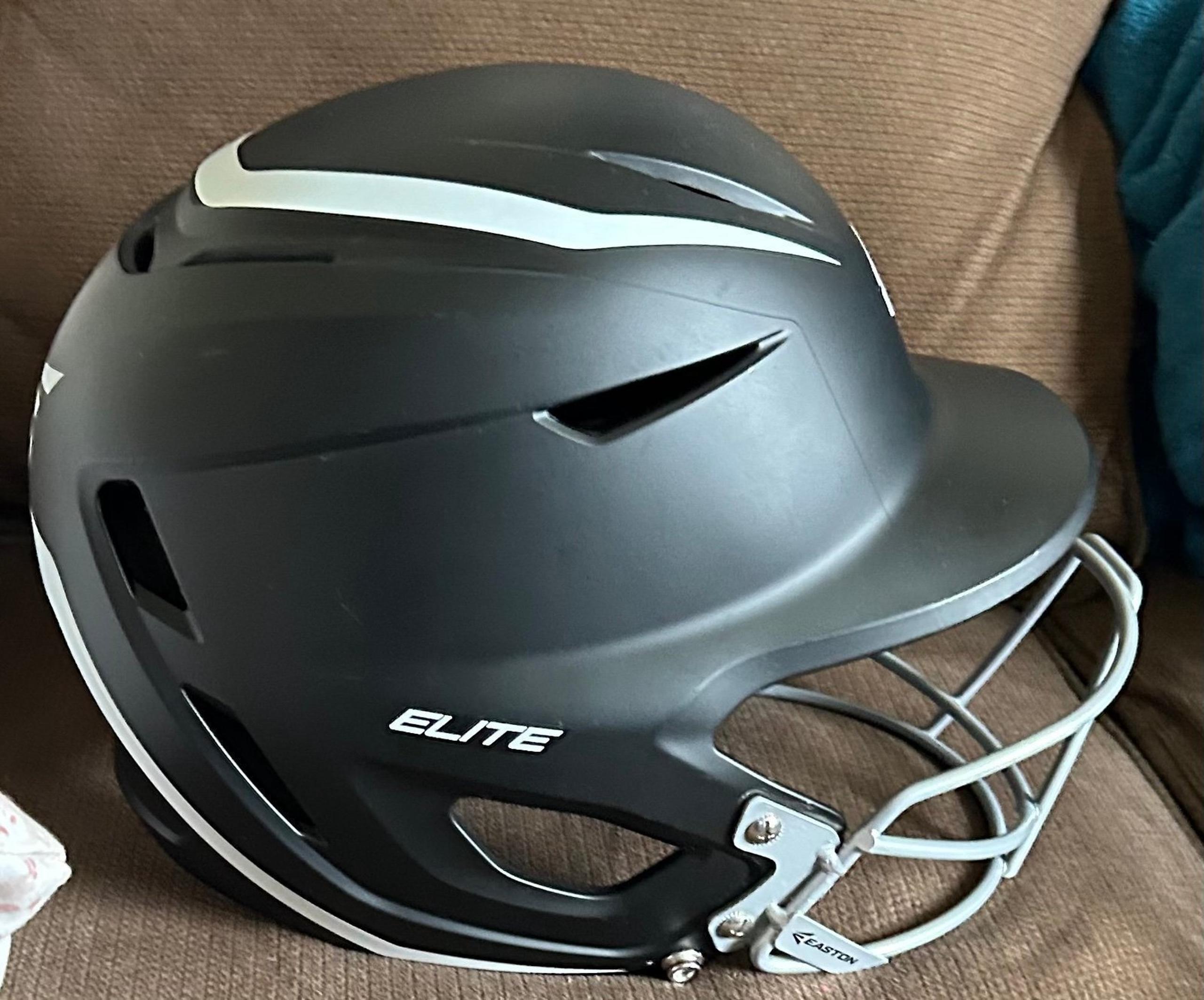 Easton Senior “Elite X,” Baseball Batting Helmet with Faceguard