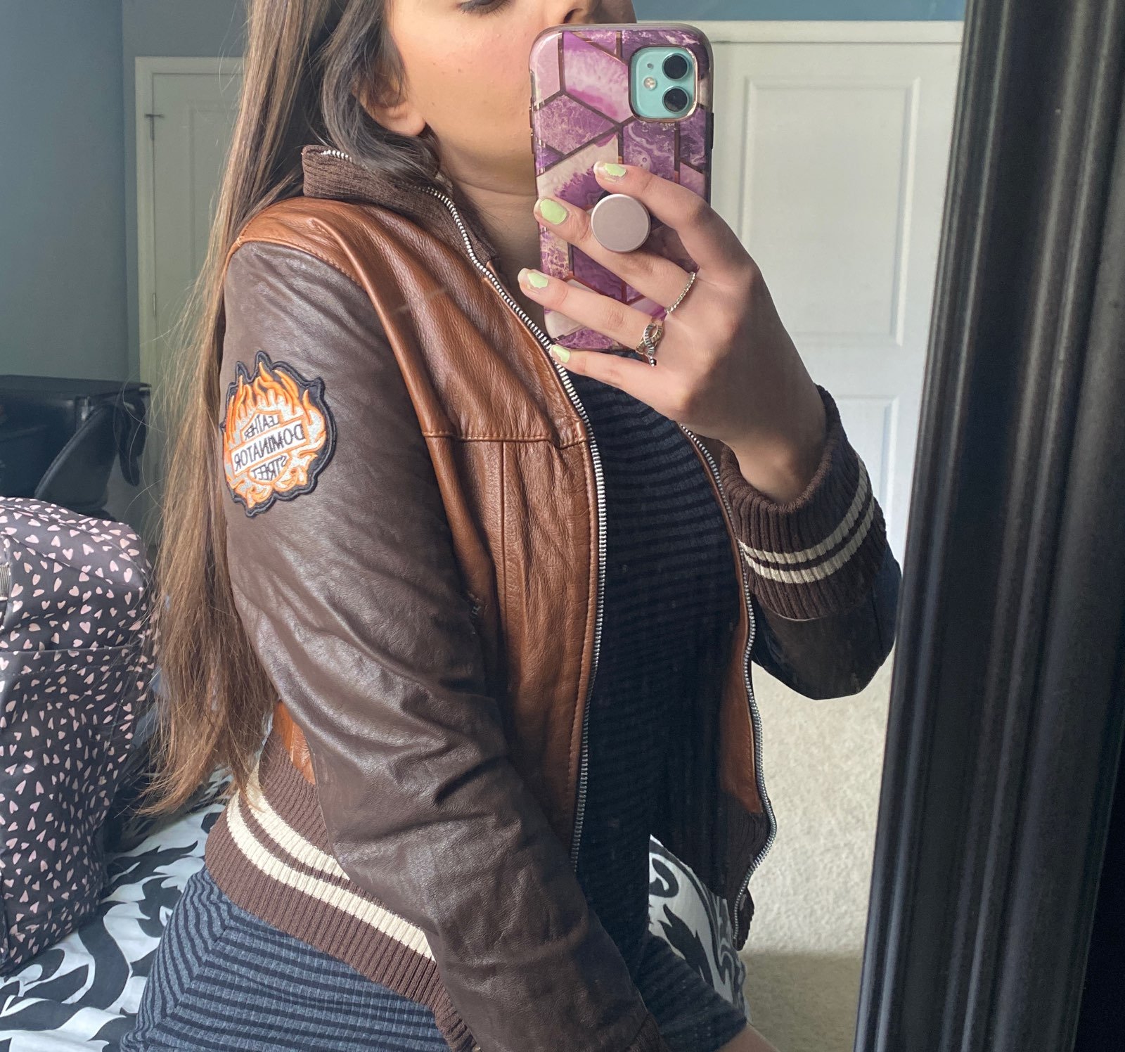 Vintage leather jacket