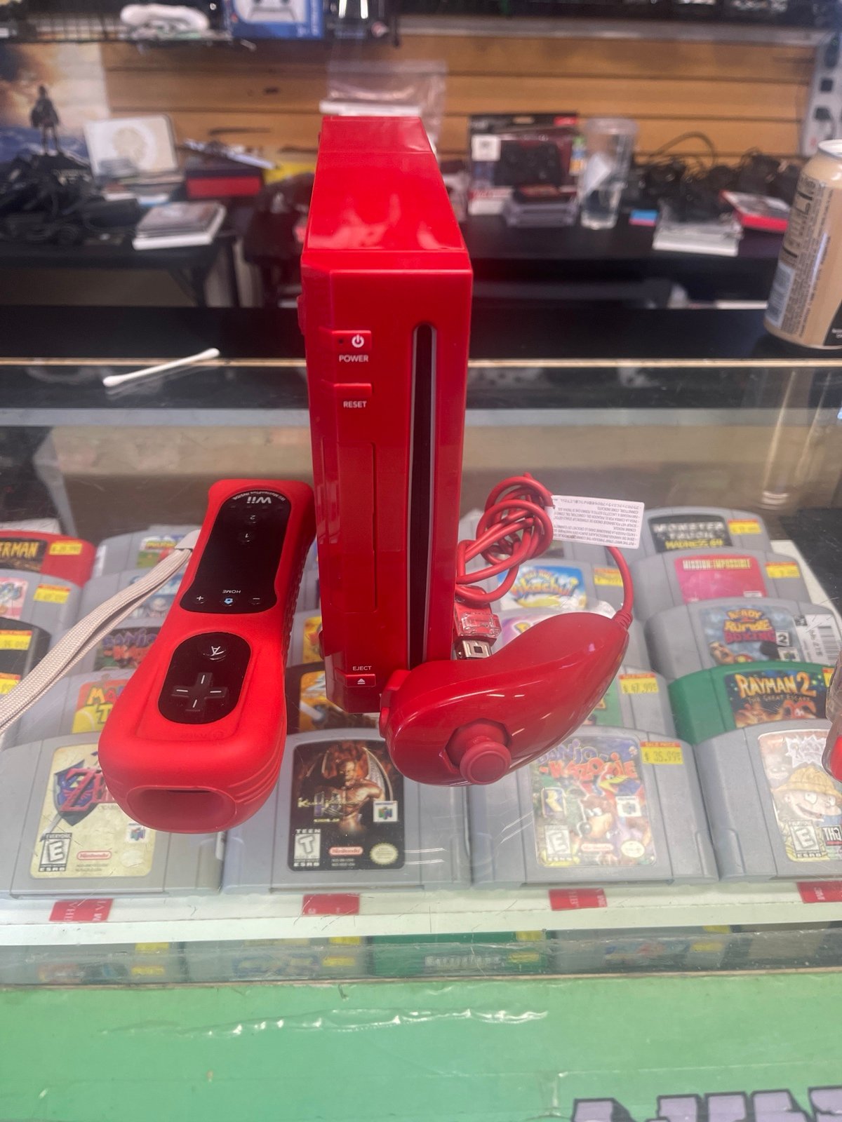 Red Nintendo Wii