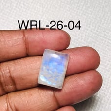 Rainbow Moonstone Rectangle Shape Cabochon-WRL-26-04
