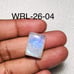 Rainbow Moonstone Rectangle Shape Cabochon-WRL-26-04