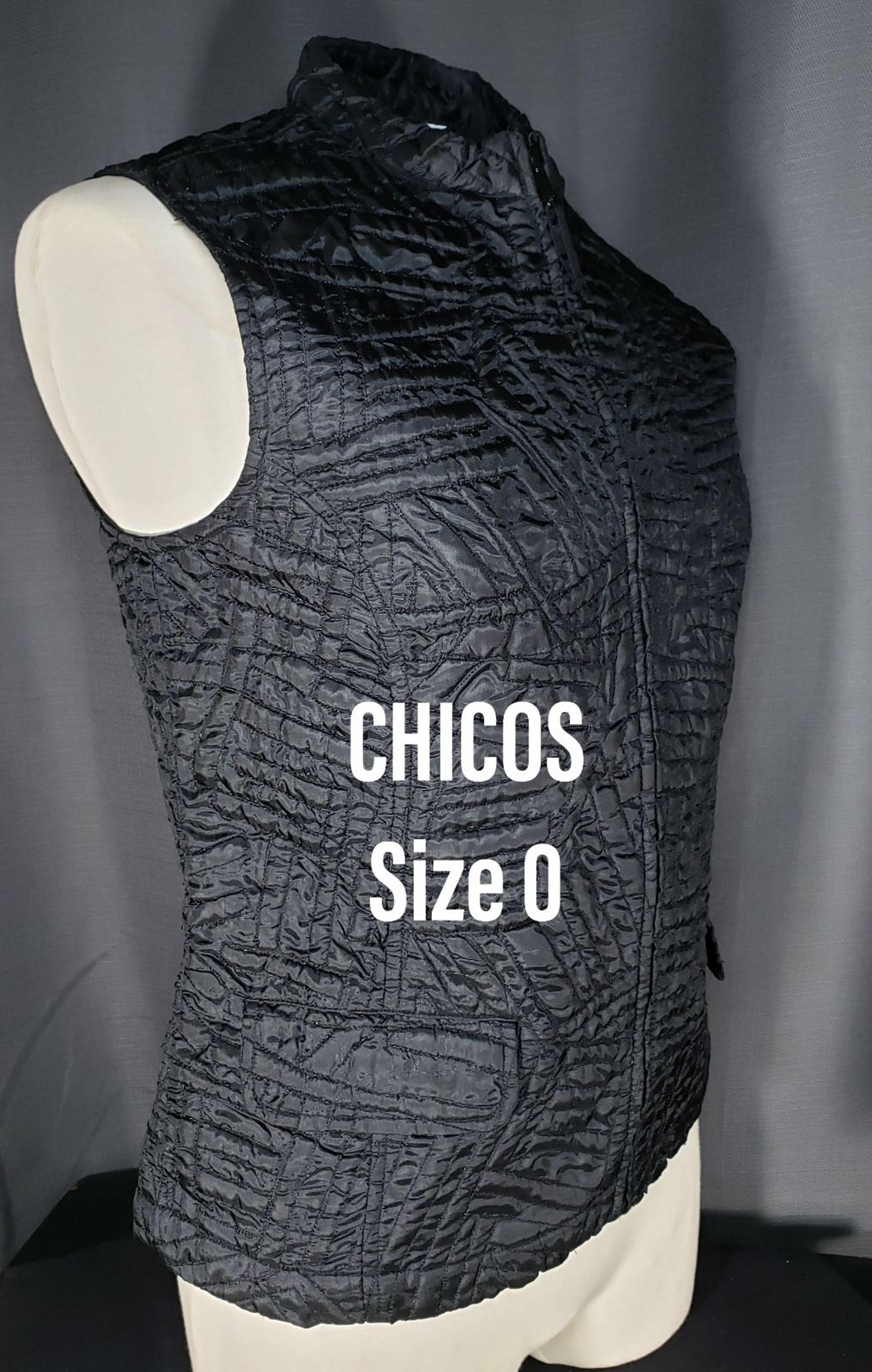 Chicos Womens Vest Size 0