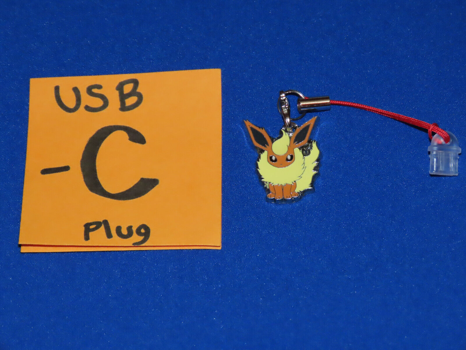 Pokemon Flareon USB-C Port Accessory Charm