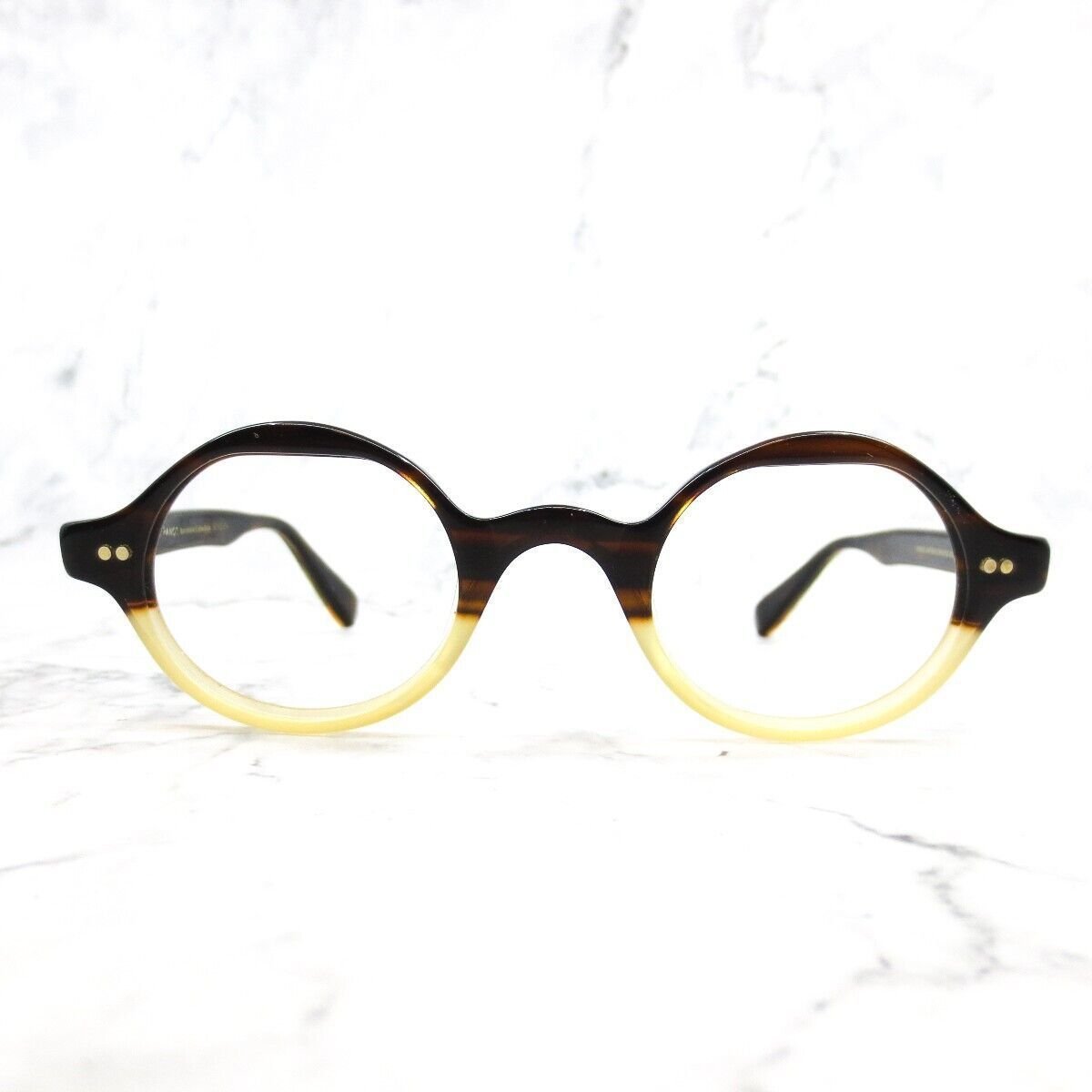 Zenbarcelona Panot Z436 C.03 Bonzen Eyeglasses Brown Round Full Rim Frames 42-24