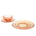 Jeanette Glass Junior Pretty Polly Children's Dinner Party Dish Set COMPLETE