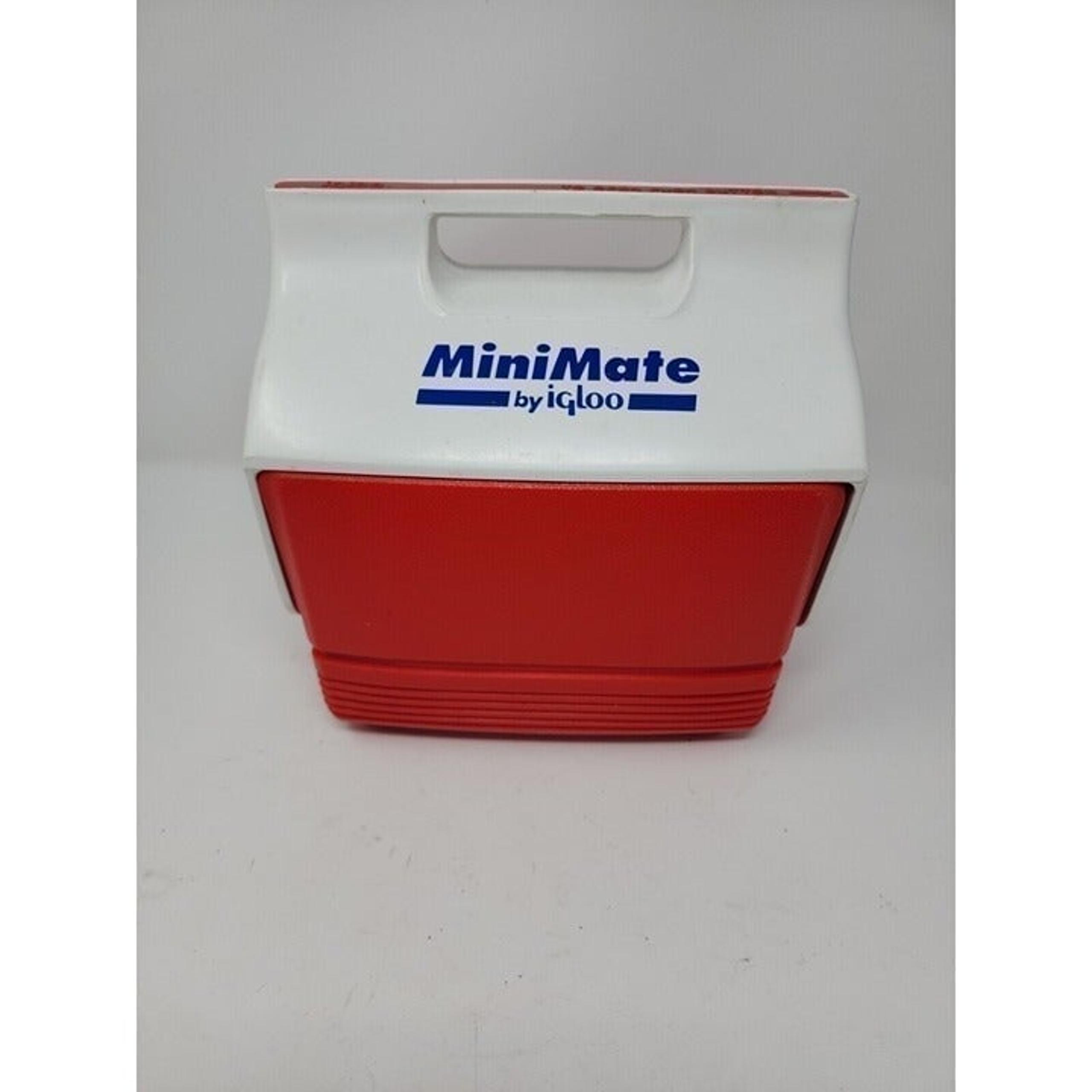Igloo MiniMate 6 Can Red White Blue Personal Sized Cooler-Lunch Box 90's Vintage
