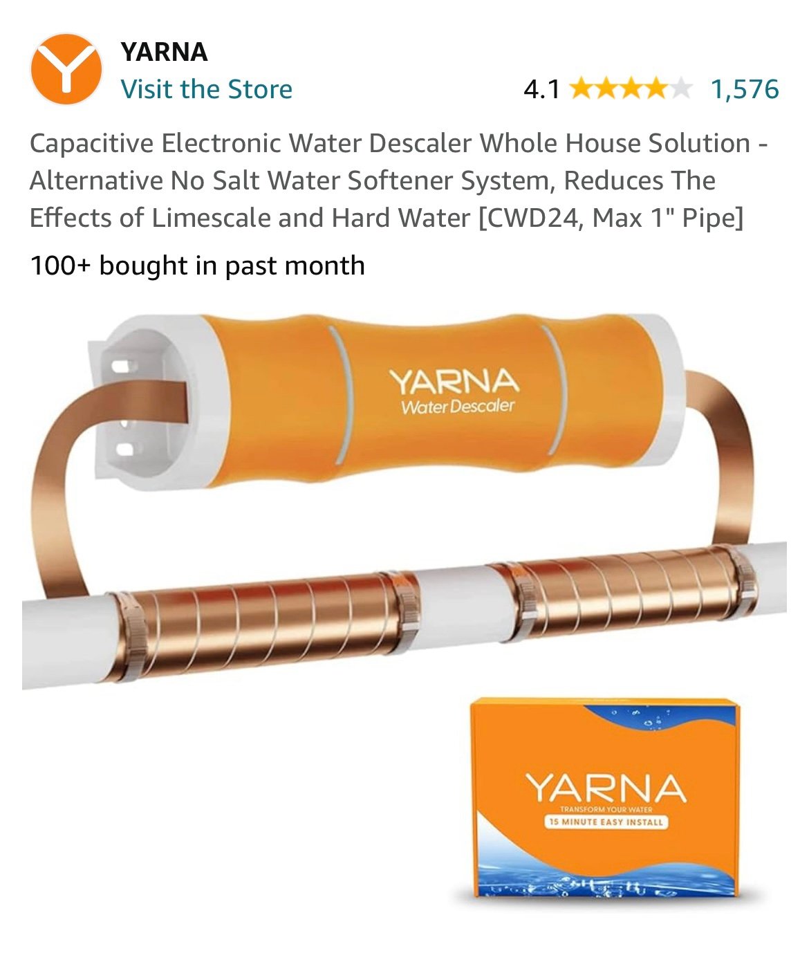 Electronic Water Descaler Whole House Solution