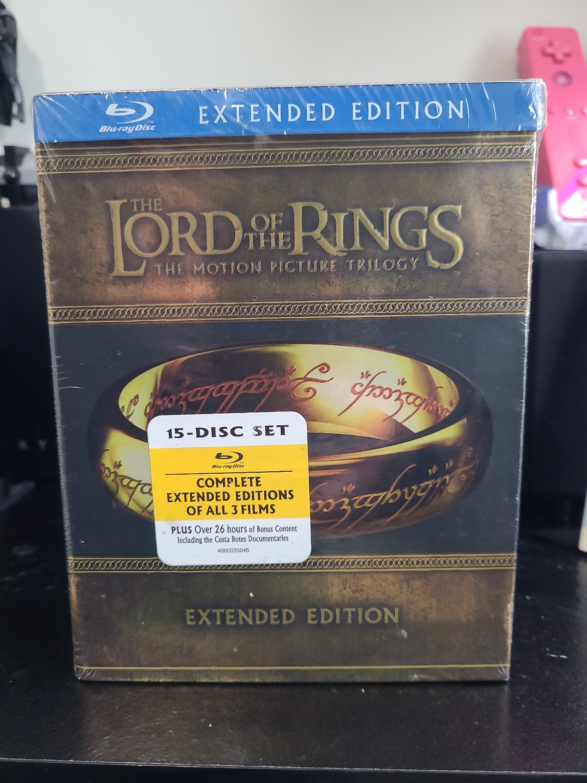 Lord of the rings extended edition blu ray set