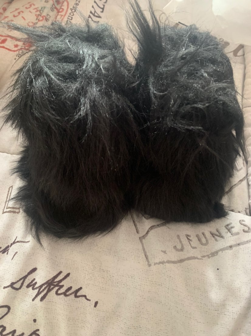Furry boots