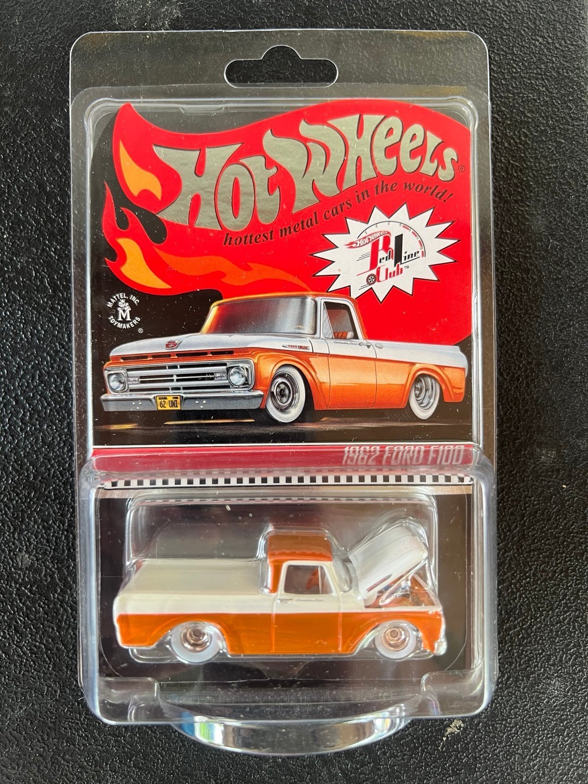 Hot Wheels 1962 Ford F100 2022 in Spectraflame Orange #02851/25000