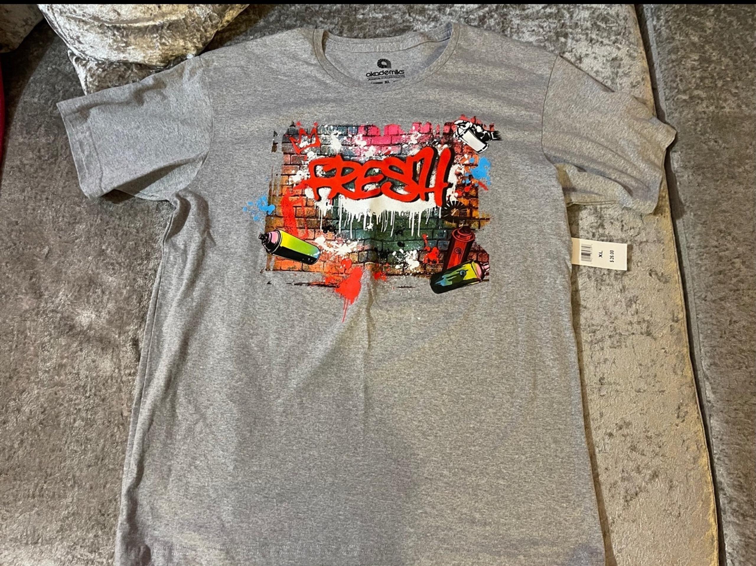 Akademiks Fresh Tshirt Gray Men XL