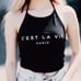 Brandy Melville C’est La Vie Halter Top