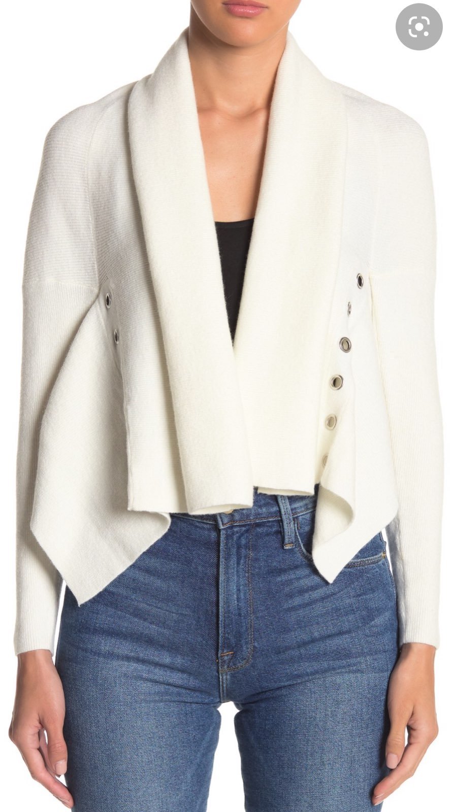 Michael Stars Shawl Sharkbite Cardigan