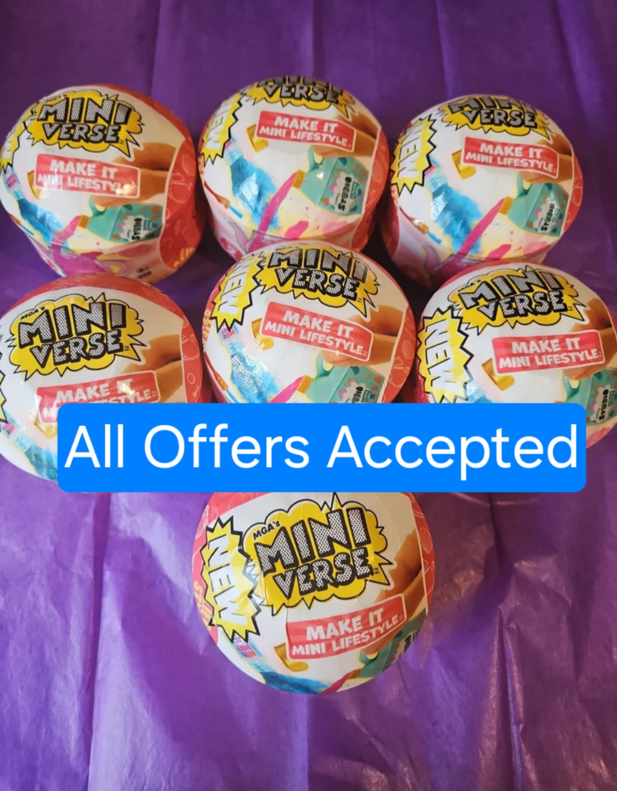 [All Offers Accepted] Miniverse Lifestyle Balls Toy Blind Mini Verse Series 2