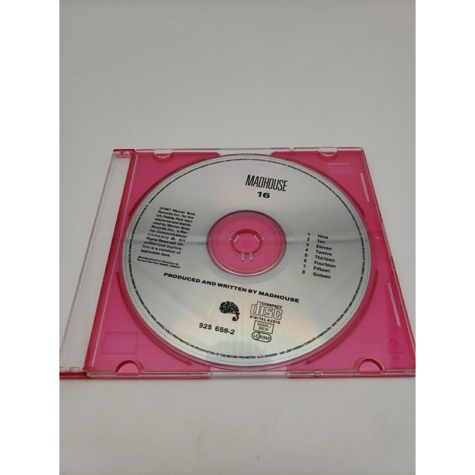 Madhouse: 16 New Directions In Garage Music CD Jazz Funk [Paisley Park] Cd Only