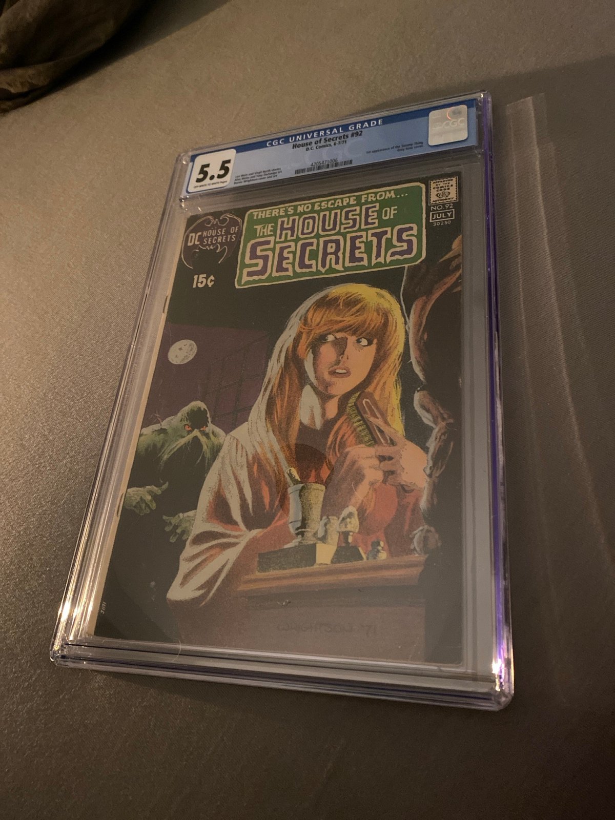 House of Secrets 92 1971 DC Comics First Appearance of Swamp Thing CGC 5.5