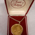 Vintage 1960s 14KT H.G.E. Faux Double Eagle Coin Replica Necklace