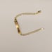 14kt solid gold cuban daimond cut id bracelet size 6 inches