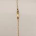 14kt solid gold cuban daimond cut id bracelet size 6 inches
