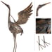 Outdoor Flying Crane Garden Statue Lawn Ornament Garden Decor 35 In