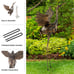 Outdoor Flying Crane Garden Statue Lawn Ornament Garden Decor 35 In