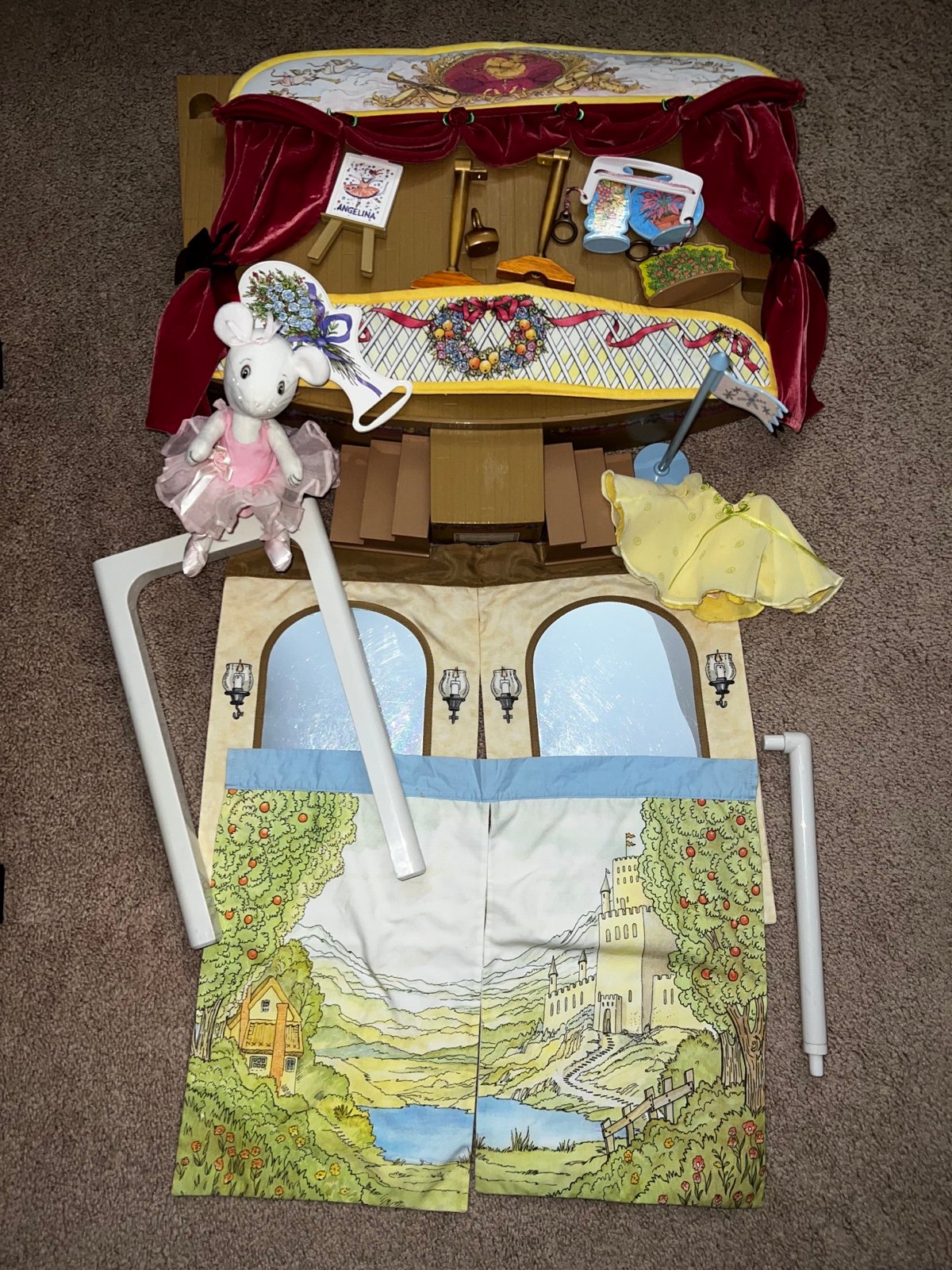 ANGELINA BALLERINA by American Girl Stage and Multiple Accessories & Outfits