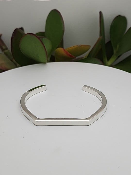 Women's Silver Cuff Bracelet,,, LEILA,,,,, SOLD OUT