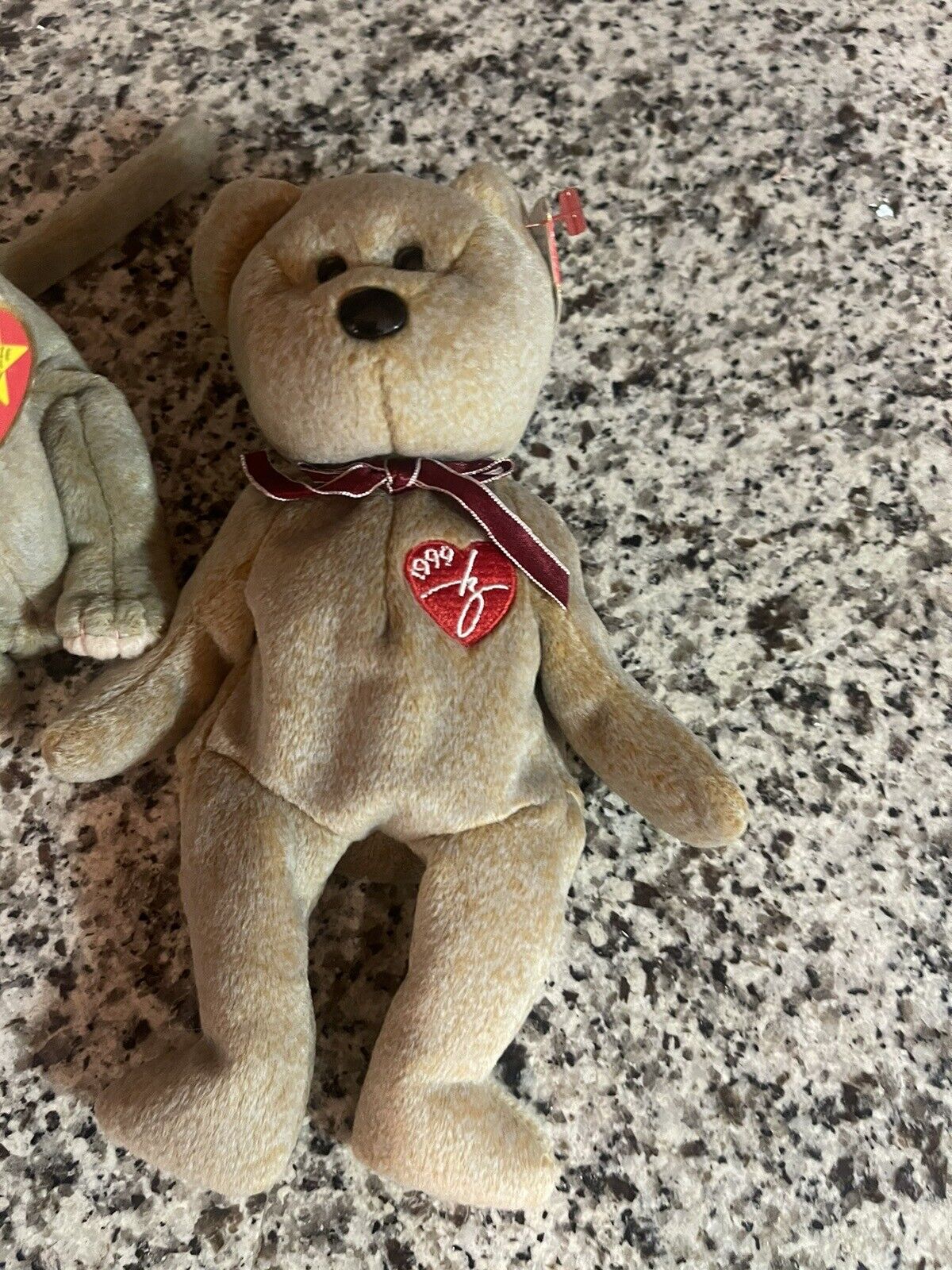 Ty Beanie Baby Signature Bear (1999, Retired) With Tag Errors