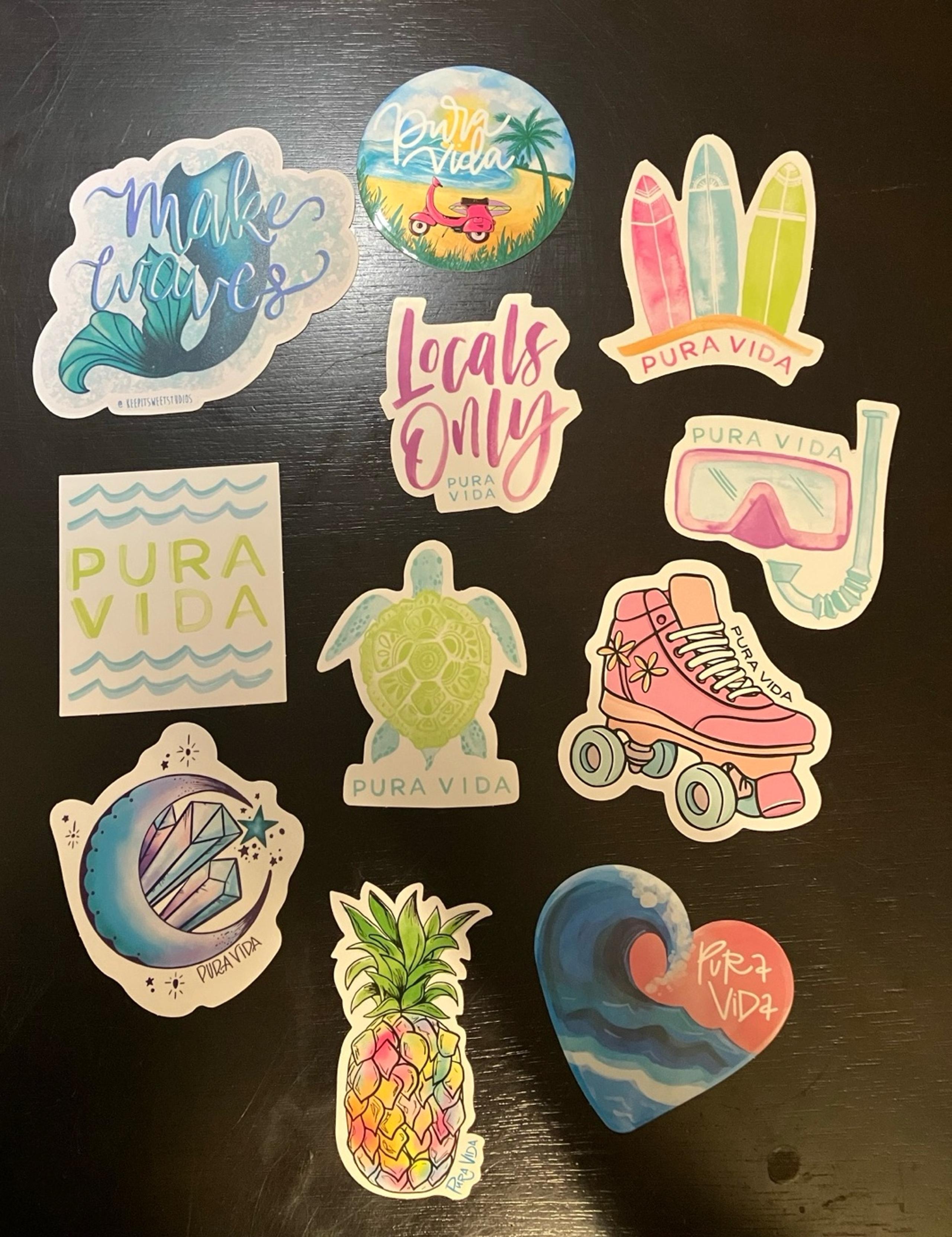 Pura Vida stickers