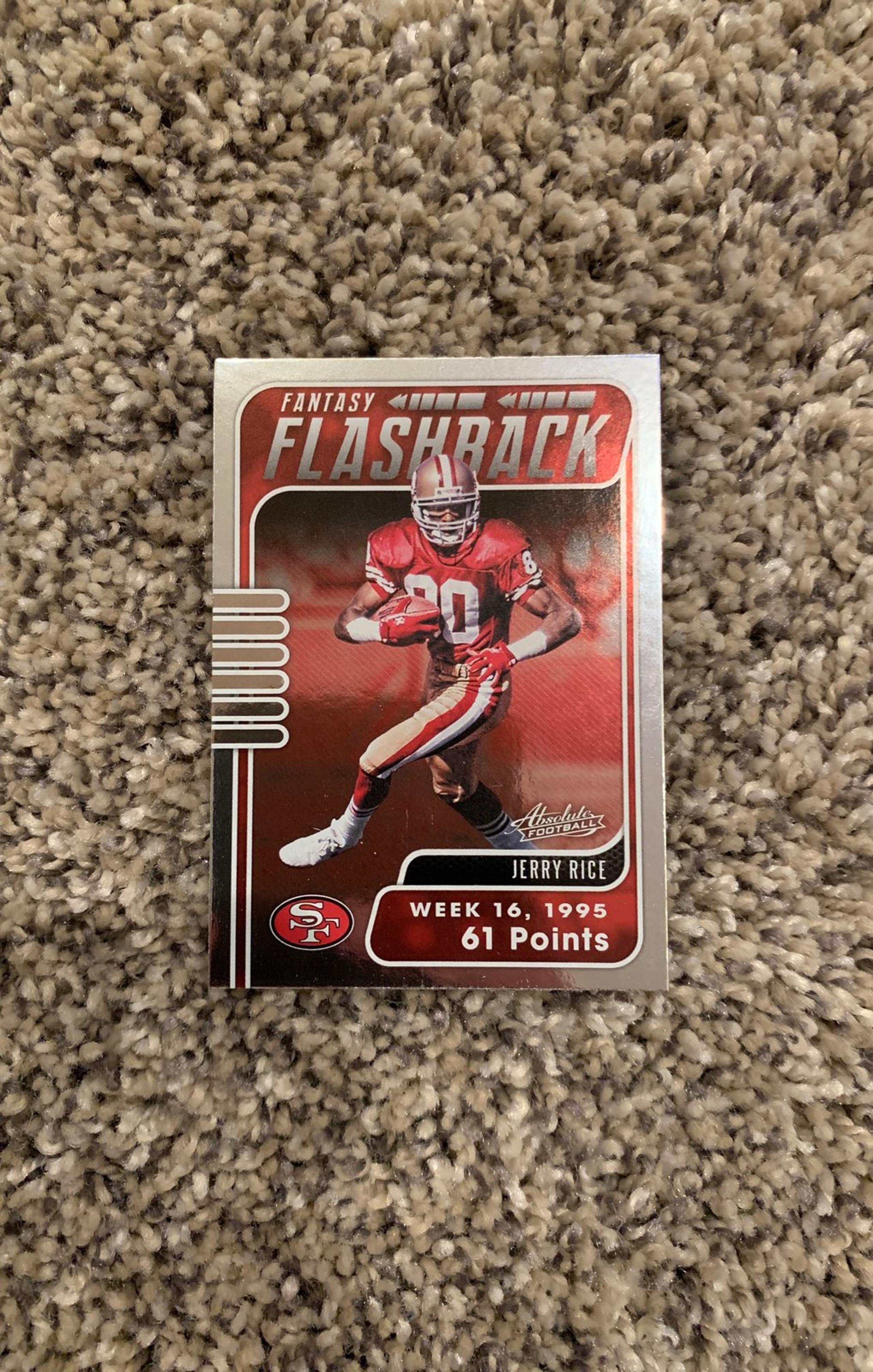 Classic HOF legend jerry rice absolute f