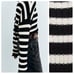 NWOT. Zara Black/White Striped Cropped Turtleneck Sweater. Size XS.