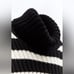 NWOT. Zara Black/White Striped Cropped Turtleneck Sweater. Size XS.