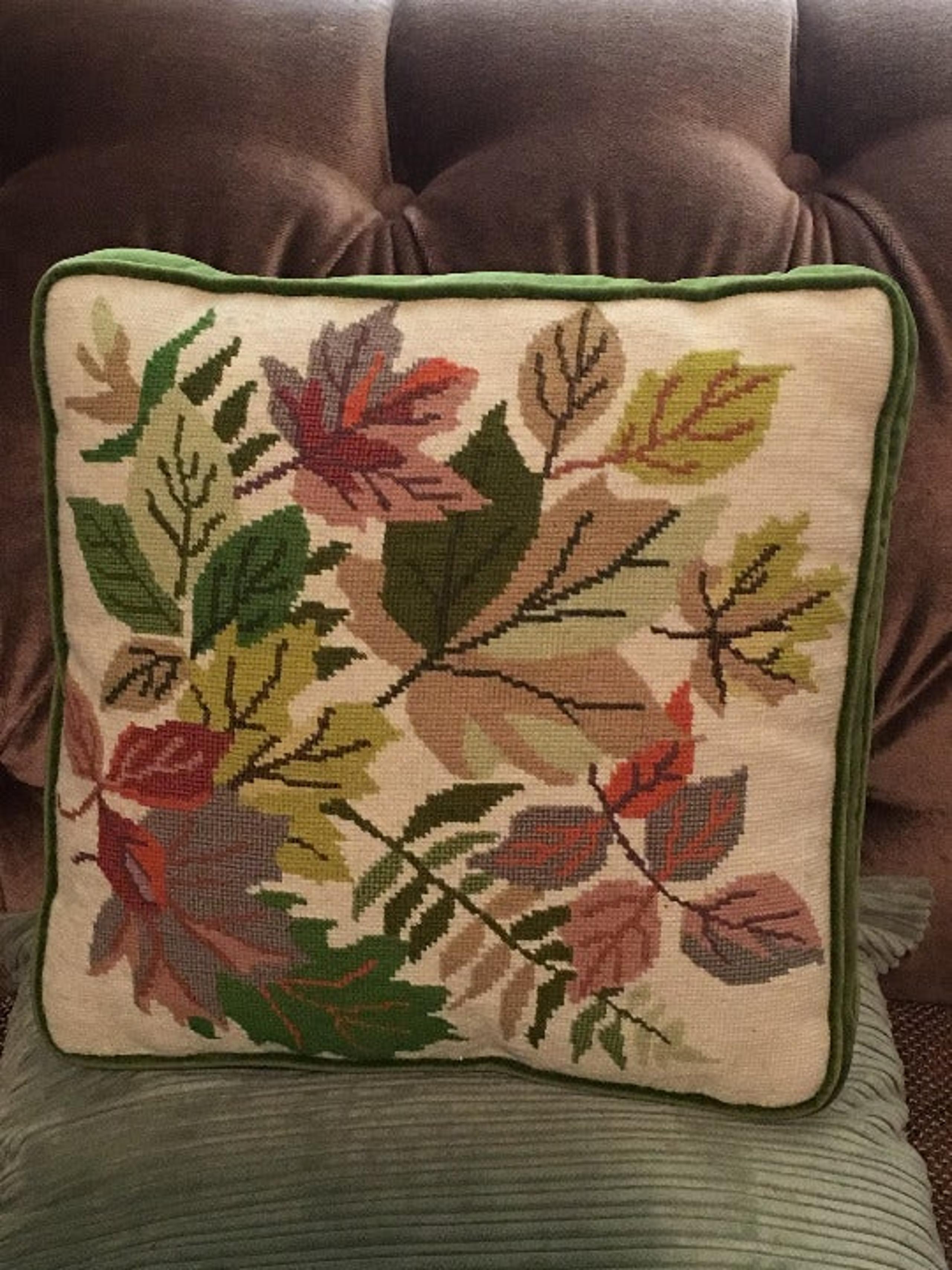 Vintage Embroidered Pillow