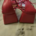 ASOS Design Hilani Tie Leg Block Heeled Mid Sandals In Pink
