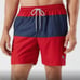 NWT Tommy Bahama Men's Naples Regatta Color Block Swim Trunk with UPF 30 Sz XL