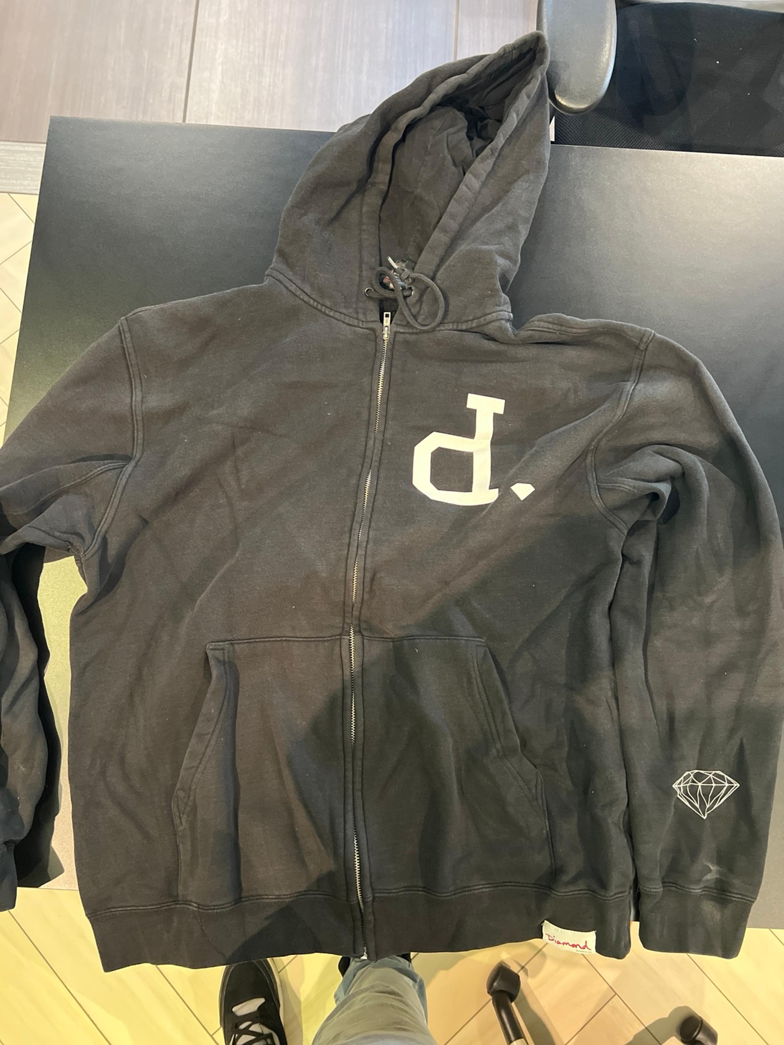 Diamond Supply Co zipper Hoodie Men’s L