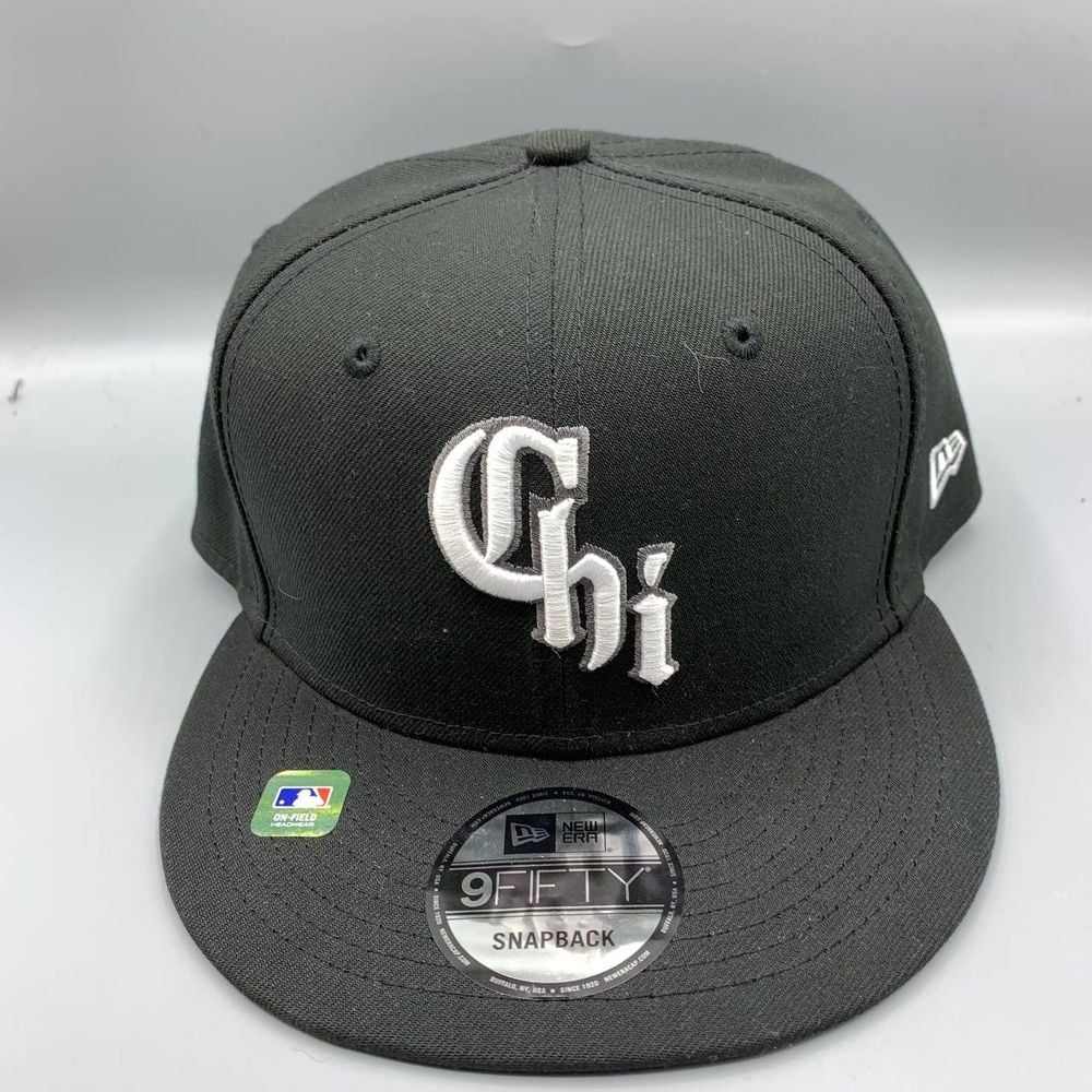 Chicago White Sox Hat Men Black 9Fifty New Era MLB Snap Back Cap New