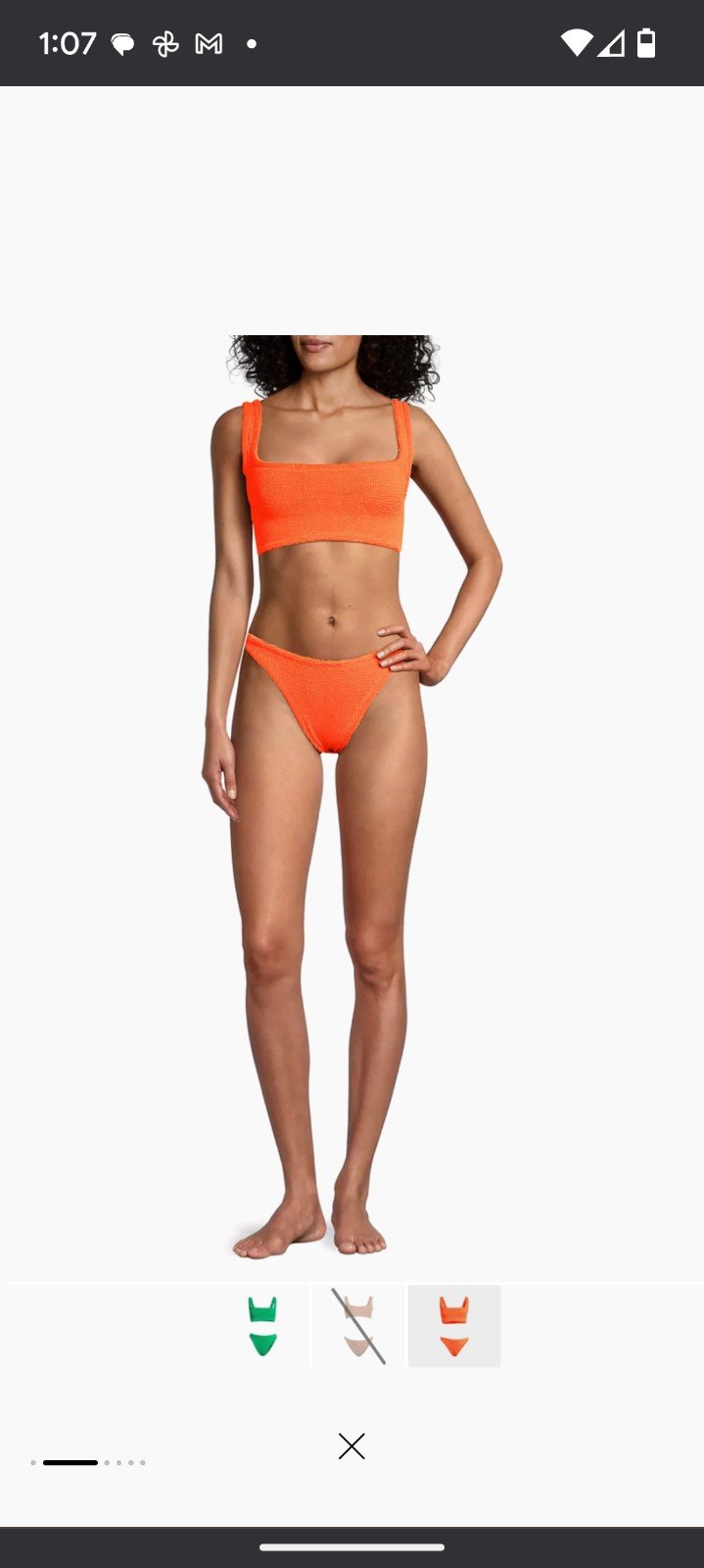 NWT Hunza G bikini