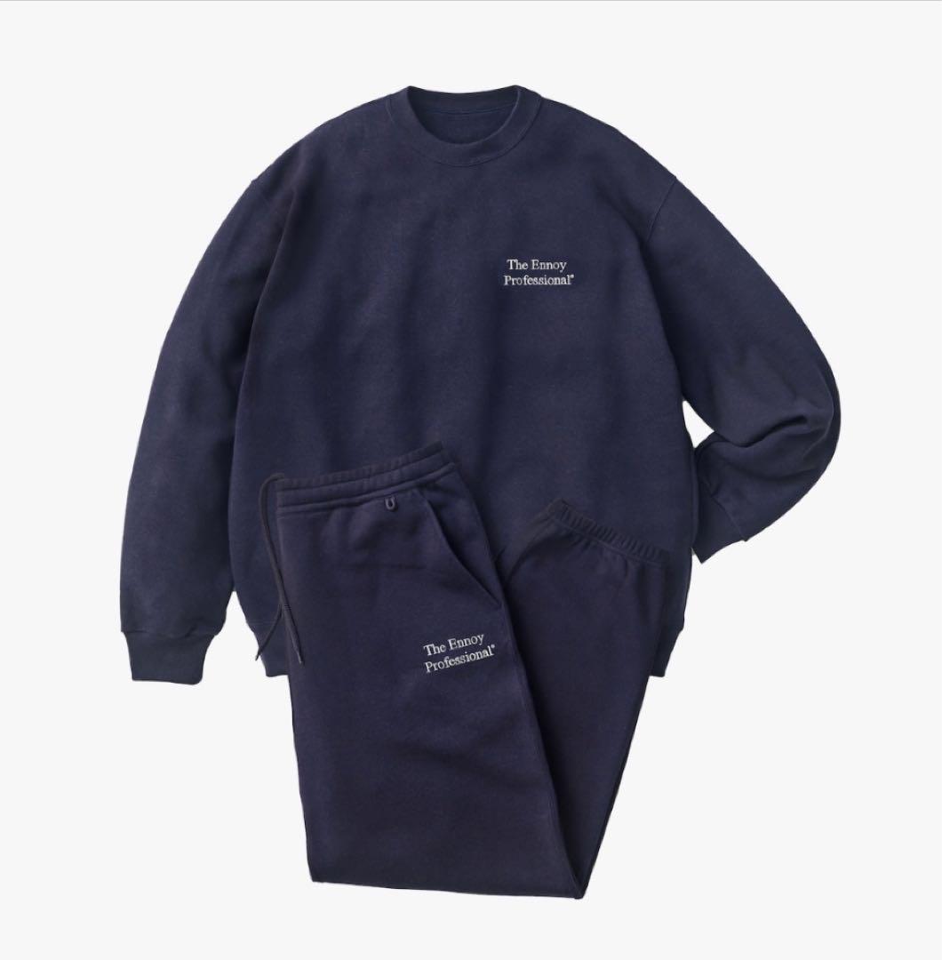 大人気新品セール ブ Set Sweat ENNOY Up White) × (Navy トップス