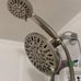 7 Premium High Pressure 3-Way Rainfall Combo, 6-Setting Hand Held Shower - NEW