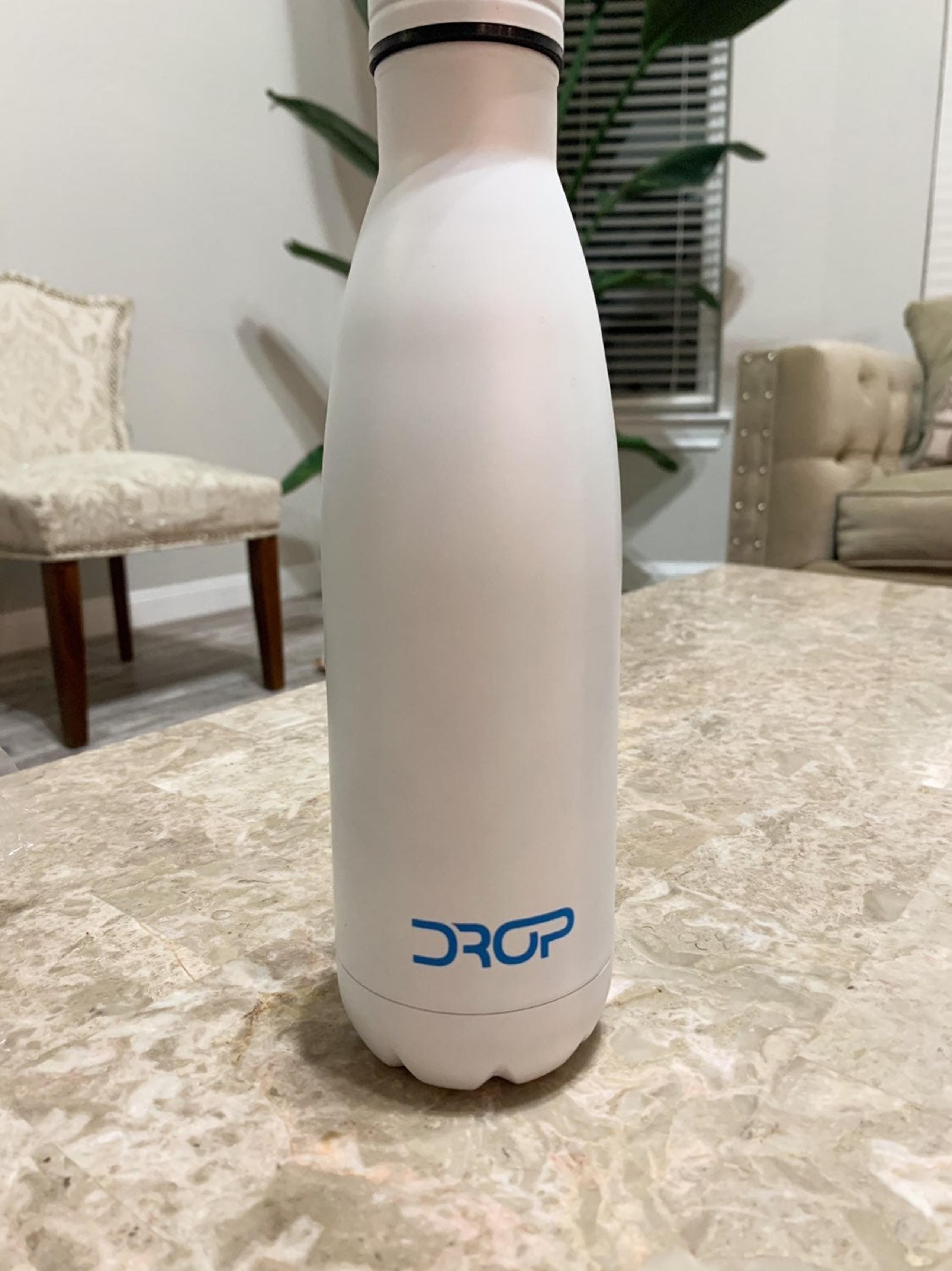 Insulated white water bottle