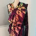 Purple sequin saree