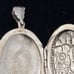 AMAZING Large Vintage Sterling Silver Raised Floral Locket