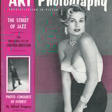 ART PHOTOGRAPHY Magazine Feb 1956 VINTAGE Anita Ekberg (cover) Betty Page