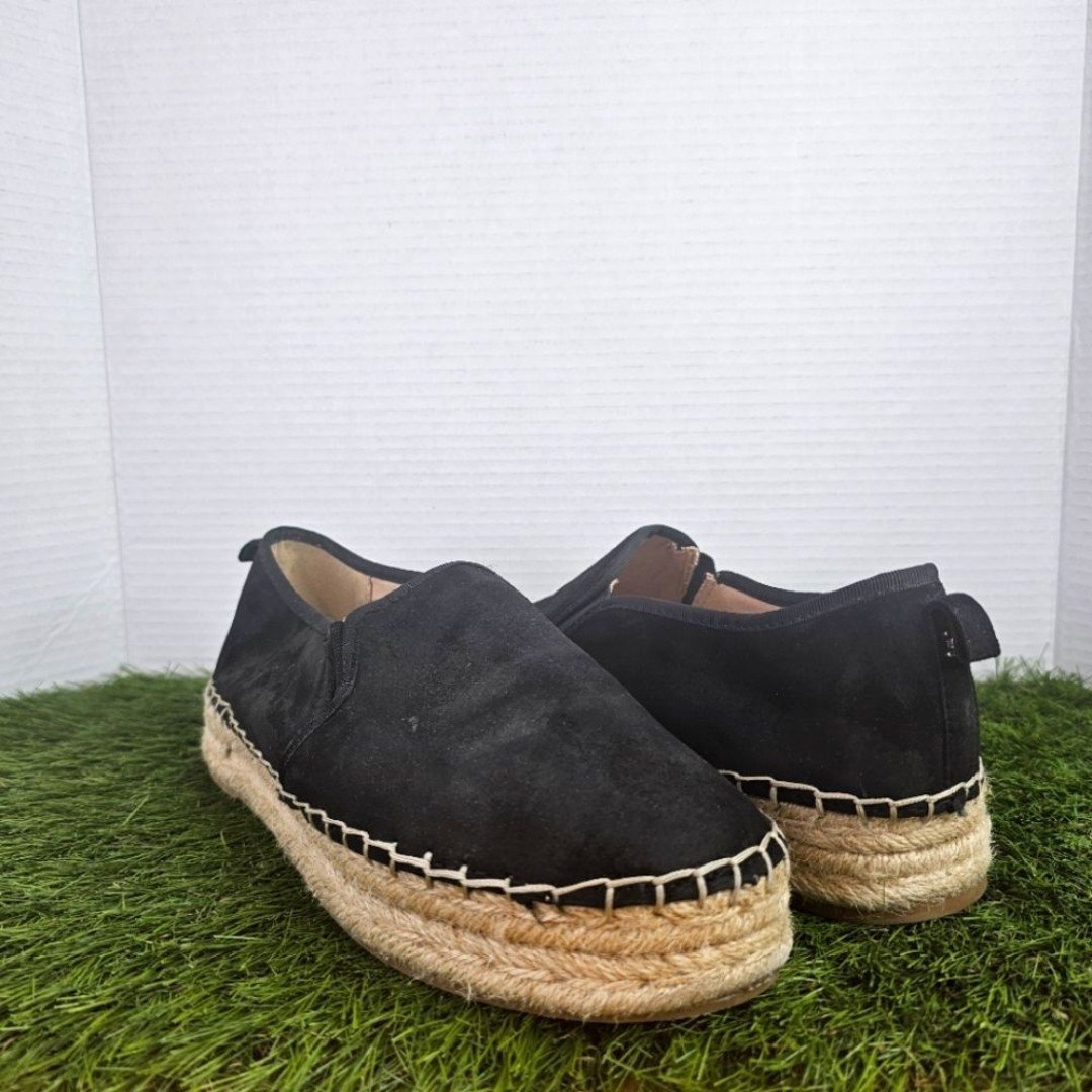 Sam Edelman Womens Suede Carrin Espadrille Flats Black