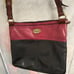 Women’s genuine leather two tone vintage FOSSIL Brand Shoulder Handbag