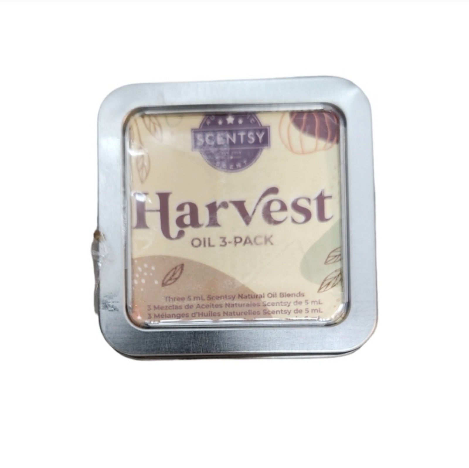 Scentsy HARVEST Essential Oil Sets Of 3 Bottles Gram Cracker Matcha Chamomile