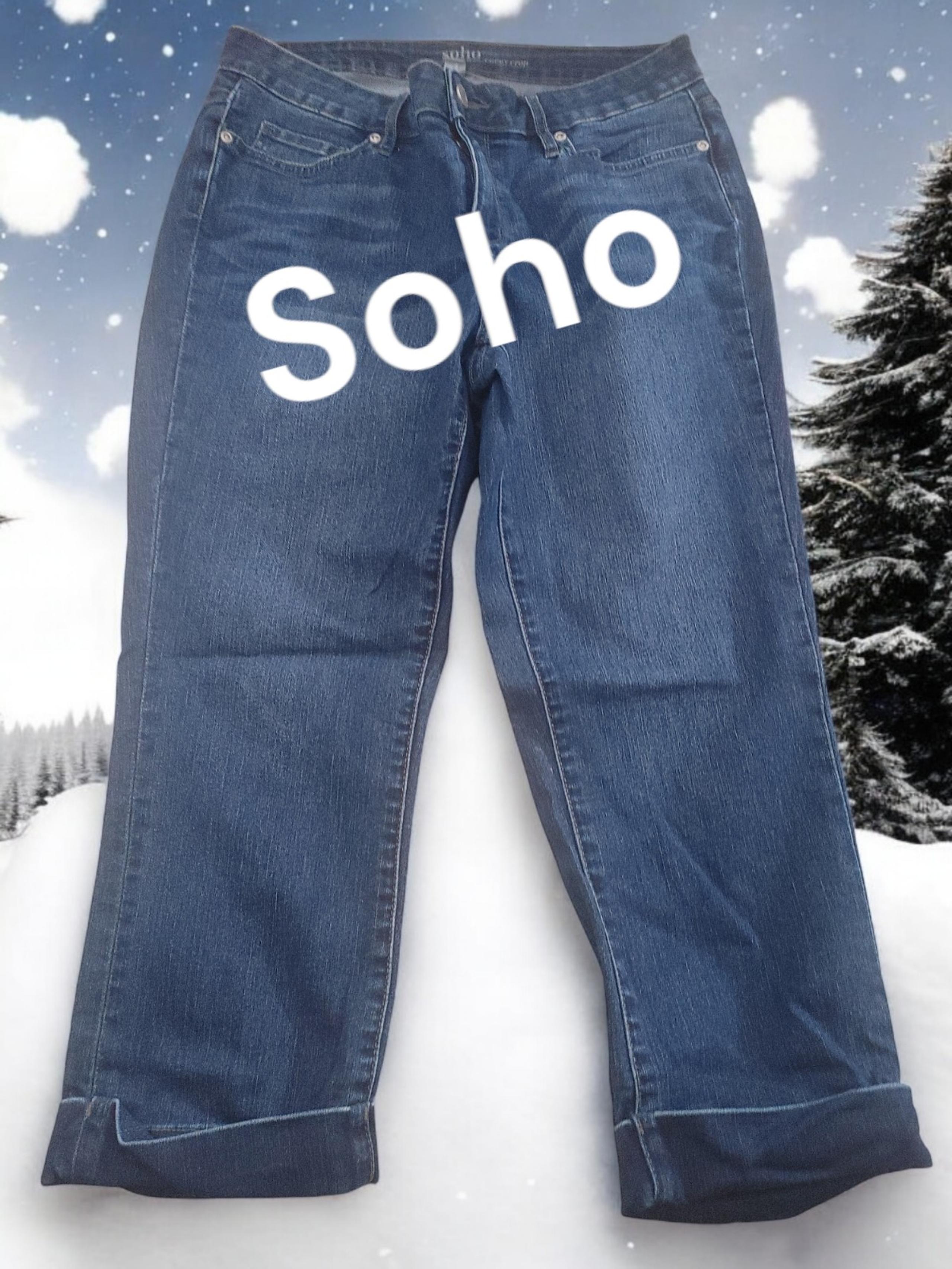 *0313 Soho cropped jeans pants women 8