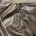 Leather metallic skirt mini