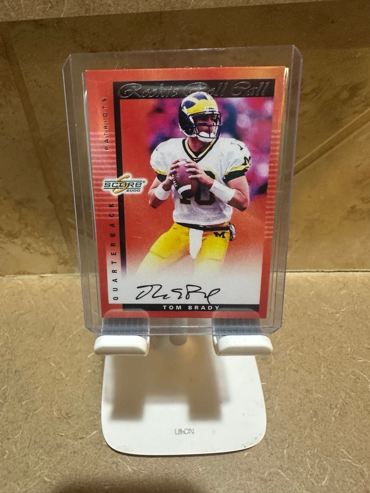 Tom Brady Score Rookie Card 2000 reprint 16/50
